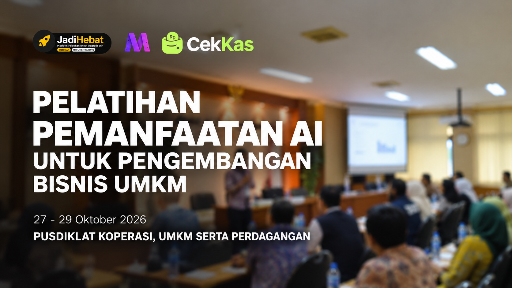 Cover PELATIHAN PEMANFAATAN AI UNTUK PENGEMBANGAN BISNIS UMKM 2